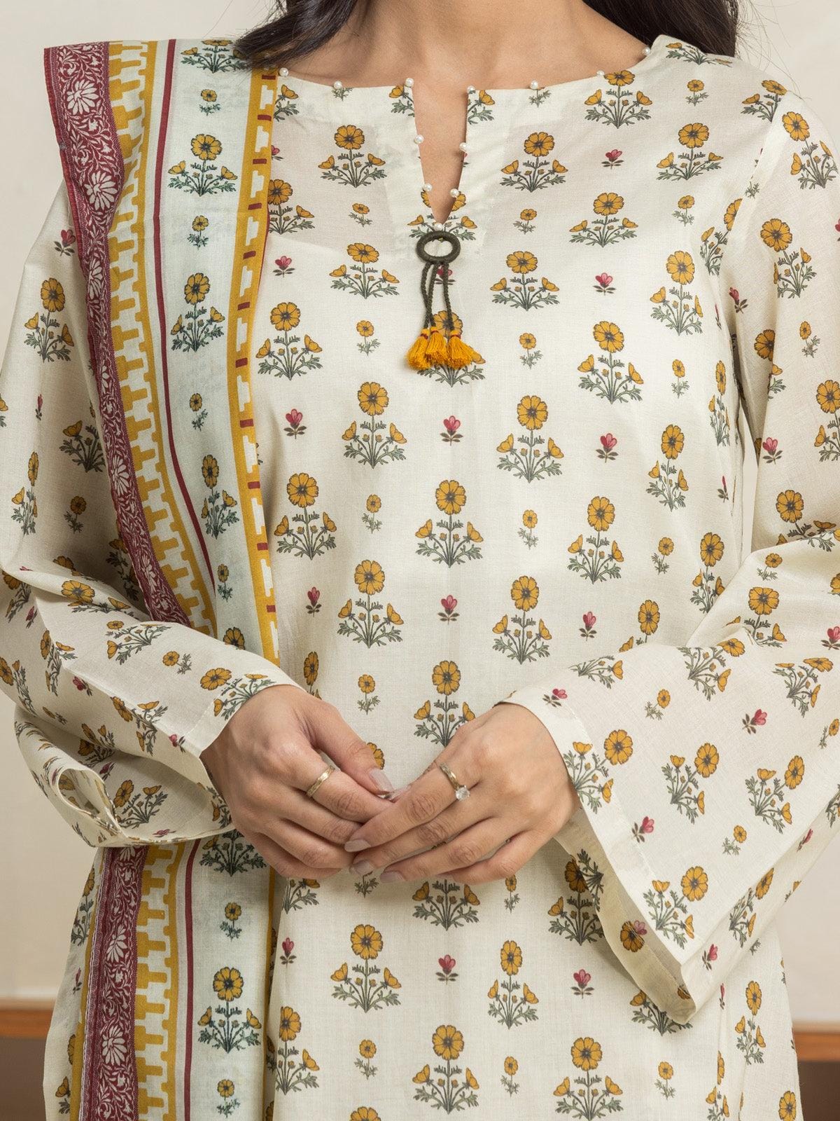 EDENROBE LAWN |3| PCS UNSTITCHED